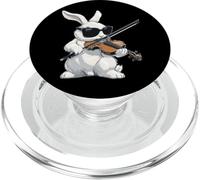 Violin Instrument Rabbit Easter Bunny Sunglasses PopSockets PopGrip for MagSafe