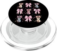 Violin Instrument Violinist Girl Coquette Bow Pink Mom PopSockets PopGrip for MagSafe