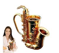 Violin Instruments Coffee Cup,Funny Musical Instrument Cup - Violin Saxophone Musical Instruments Cup,Kitchen Novelty Drinkware Collectible Drink Container for Came