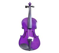 Violin Instruments Colored Wooden Violins For Beginners AdultsPractice Solid Wood(5)