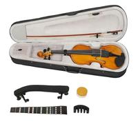 Violin Instruments Full Size Violin Set For Adult Beginners Includes A Hard Case Bow Shoulder Rest Spare Strings And Mute