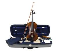 Violin Instruments Handmade Antique Style Violin Made Of Maple Wood With Ebony Fittings Includes A Case(Size 3 4)