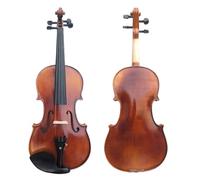Violin Instruments Handmade Professional Violin With Ebony Pegs And Tailpiece Includes Case And Bow A Stringed Instrument(Size 1-2)