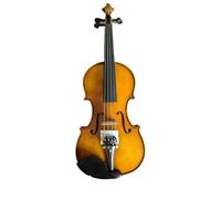 Violin Instruments Handmade Violin With Maple Back And Spruce Top Complete With A Rectangular Case And Ebony Fittings