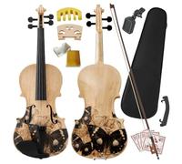 Violin Instruments Professional Full Size Violins Durable And Lightweight With Complete Accessories