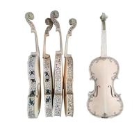 Violin Instruments Professional Musical Instrument Carving Unfinished Violin(Carved Pattern)