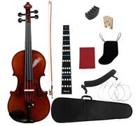Violin Instruments Semi Handmade Violin With A Spruce Top Maple Finish And Ebony Accents Ideal For Beginners(2)