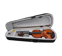 Violin Instruments Solid Wood Violin For Adult Beginners Includes A Triangular Case(Glossy - Natural Color 1/4)