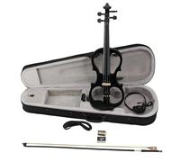 Violin Instruments Suitable For Beginners This Solid Wood Electric Violin Comes With A Case Bow And Strings