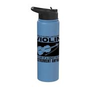 Violin is for Smart People Funny Violinist Stainless Steel Insulated Water Bottle
