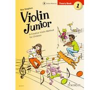 Violin Junior: Theory Book 1 - A Creative Violin Method for Children - Violin Sheet Music - Schott Music (ED 23111): Livre de théorie 1
