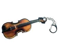 Violin Key Ring Chain Miniblings Music With Mirror Violinist Orchestra Fiddle
