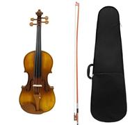 Violin Kit 4/4 Violin Spruce Panel Tiger Stripe Ebony Fingerboard Violin With Bow Strings Violin Parts & Accessories(Set 2)