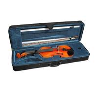 Violin Kit Handmade Violin 4/4 3/4 1/2 1/4 1/8 Tiger Pattern Dark Brown Violin Beginner Professional Stringed Instrument With Bow(1/4)