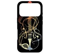 Violin Line Art Retro Style Bluegrass Music Case for iPhone 17 Pro