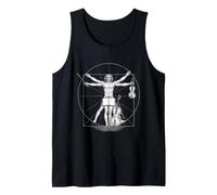 Violin Marching Band DA Vinci Violinist Vintage Tank Top