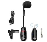 Violin Microphone - Wireless Trumpet Microphone | Plin Microphone with LED Screen for Horns, Trumpets, Clarinets, Saxophones, Stage Voice Amplifier for