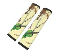Violin Music Note, Car Seat Belt Pads, 2 Pack Harness Pads, Multifunctional Seat Belt Cover