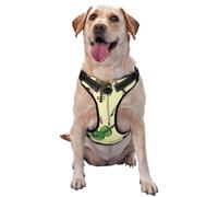 Violin Music Note,Pet Harness,Adjustable Reflective Dog Harness,Pet Leash Vest,S
