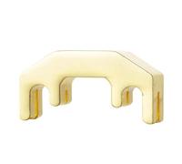 Violin Mute Quiet Practice Heavy Metal Fiddle Violina Mute For 1/2 3/4 4/4 Violino Practice Accessories (Color : Gold)
