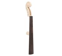 Violin Neck with Ebony Fingerboard, 4/4 Replacement for Violinists | Maple and ebony construction, durable and strong, great replacement for old violin necks