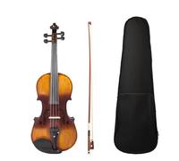 Violin NEW 4/4 Full Size Violin Acoustic W/Case Bow Set For Biginner Learner Brown Color Fiddle