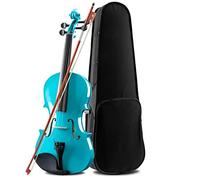 Violin Outfit, Acoustic Violin, 4 Strings 4/4 Full Size Basswood Violin Student Set for Starters