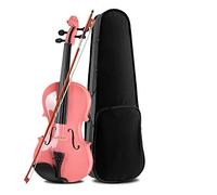 Violin Outfit, Acoustic Violin, 4 Strings 4/4 Full Size Basswood Violin Student Set for Starters, Handcrafted and Acoustic with Case, Bow,