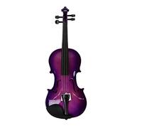 Violin Outfit, Acoustic Violin, Wooden Beginner Violin Adult Practice Violin Purple Violin Musical Instrument Color Violin(1/4)