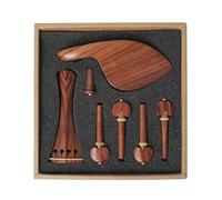 violin parts 7Pcs Violin Set Chinrest Tailpiece Tunning Pegs Replacement Accessories