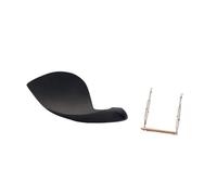 violin parts accessories 1PC Natural Ebony 4/4 Violin Chin Rest, Screw Violin Parts Accessories Silver Chin Rest Screw (Color : 1/8)