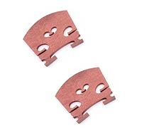 violin parts accessories 2pcs Import Grade 1 Natural Pure Ebony/rosewood 4/4 Violin Bridge Bridges， Violin Parts Accessories Fittings (Color : 01)