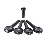 violin parts accessories SET Ebony Violin Tuning Pegs 1/8 1/4 1/2 3/4 4/4 Size Violin Pegs Violin Fiddle Tuning Pegs Endpin DIY Violin Accessories (Color : 1/2)