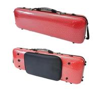 Violin Parts And Accessories 4/4 Professional Violin Carbon Fiber Coded Lock Hard Case With Spectrum Bag Hard Shell Storage Backpack(Type26)
