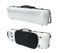 Violin Parts And Accessories 4/4 Violin Carbon Fiber Coded Lock Hard Case With Spectrum Bag Hard Shell Storage Backpack(Type27)