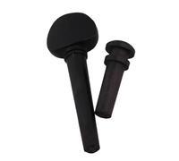 Violin Parts And Accessories Black Ebony 1/16 Violin Tuning Pegs With Tail End Pin Musical Instruments Accessories(Four quarters)