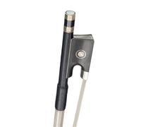 Violin Parts Replacement 4/4 3/4 1/2 1/4 1/8 Violin Bow Fiddle Bow Carbon Fiber Bow Real Horsehair Ebony Frog Perfect Performance Fast Response Bow(1-4)
