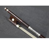 Violin Parts Replacement 4/4 Violin Bow Top Snakewood Violin Bow With Real Silver Outstanding Strong Fast Response Excellent Resilience