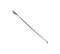Violin Parts Replacement 4/4 Violin Carbon Fiber Bow Black Carbon Fiber Violin Bow Ebony Frog Gold Fleur-De-Lys