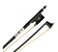 Violin Parts Replacement Beautiful And Durable Carbon Fiber Violin Bow(1-8 pure black)
