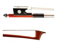 Violin Parts Replacement Brazilian Sumac Violin Bow Solo Performance(3/4-silver)