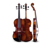 Violin Pattern Handmade Solid Wood Violin Adult Playing Violin 4/4 (Color : 4/4)
