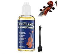 Violin Peg Compound, Violin Peg Paste Stops Slipping and Squeaking Stabilize the Tuning Pegs, Extend Life of the Tuning Pegs for Violins Viola Cello Bass, Essential String Instrument Maintenance Oil