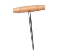 Violin Peg Hole Reamer Tool 1:26 Taper for Enlarging Shaping Peg Holes Heavy Duty Metal with Wooden Handle for Violin Makers and Repair