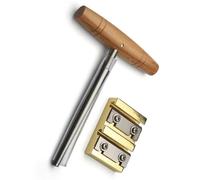 Violin Peg Shaver Violin Peg Hole Reamer Set 3/4 4/4 Maintenance Pegs Shaver Making Tools String Instrument Tool Hole Reamer With Wood Handle For Maintenance