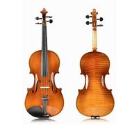 Violin Performance-grade Solid Wood Violin Adult Handmade Professional-grade Musical Instrument (Color : Major1/2)
