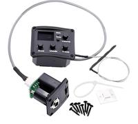 Violin Pickup,3 Band Preamp Equalizer - LCD Screen Ukulele Piezo Recording Element,Suitable For Acoustic And Electric Violin, Mandolin And Various Other Stringed Instruments