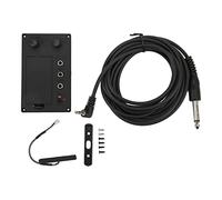 Violin Pickup, Metal Plastic, Black - Silent Operation, Soundstage Adjustment, Ideal Replacement for Performance
