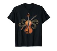 Violin Player Bow Technique Sparkle Elegant Feminine T-Shirt