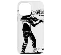 Violin Player Drawing Fiddle Folk Music Case for iPhone 13 Pro Max